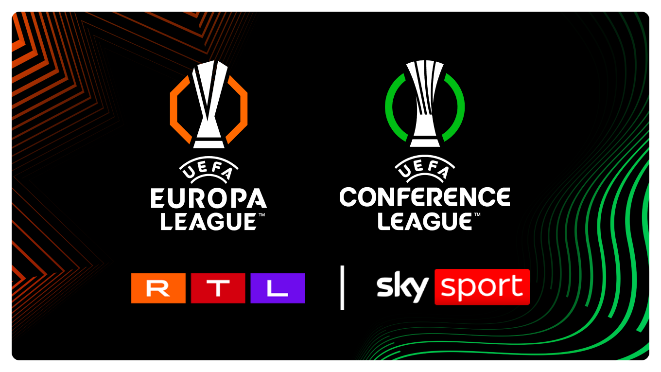 Die UEFA Europa League und UEFA Conference League in Kooperation mit RTL live