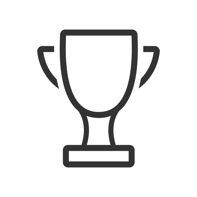 Stilisierter Pokal