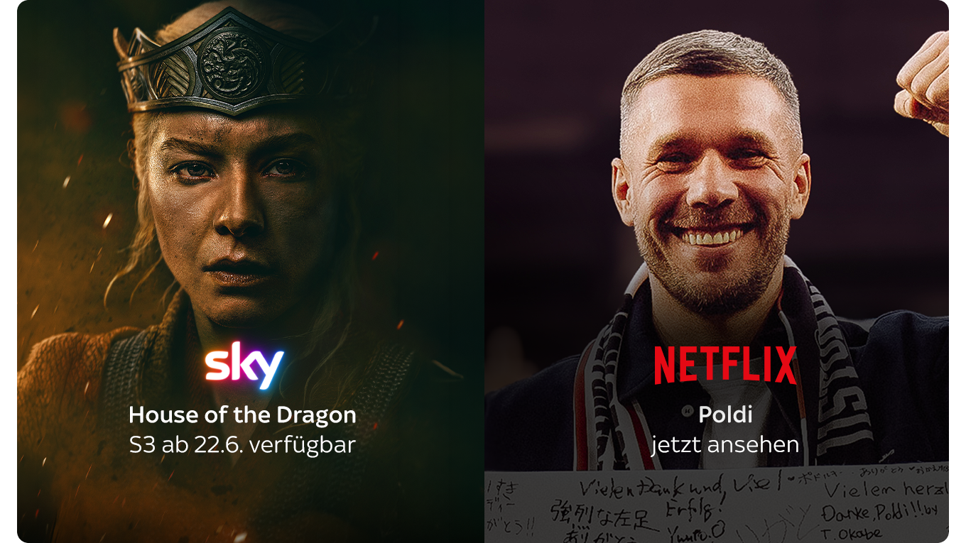 Serien von Sky und Netflix