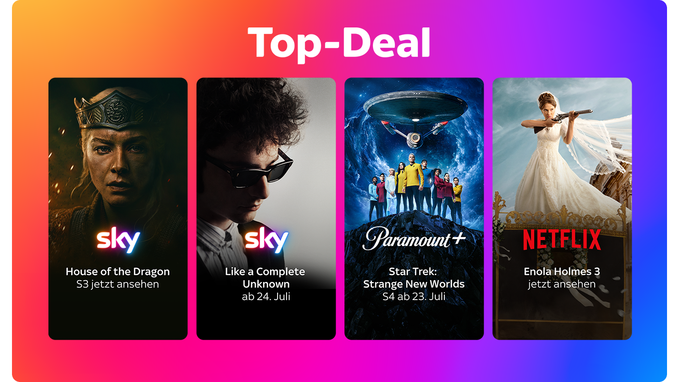Serien von Sky und Netflix