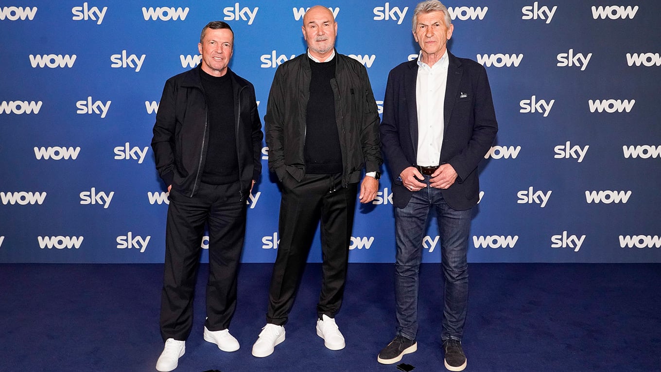 Foto vom Sky Spotlight Event mit Lothar Matthäus, Raimond Aumann und Klaus Augenthaler