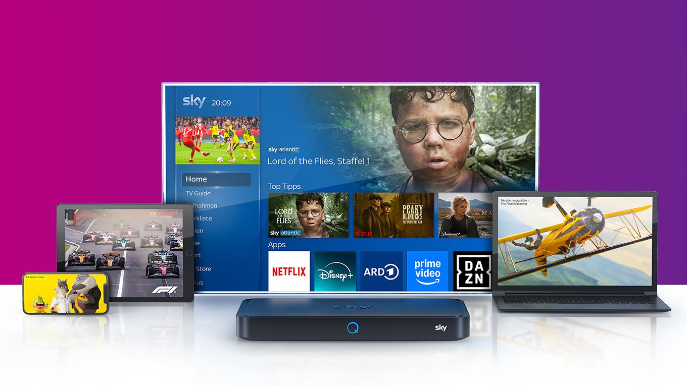 Sky Q UI Multiscreen - Zubuchoptionen - 16:9