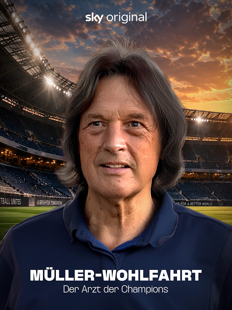 Titelbild zur Dokumentation Müller-Wohlfahrt - Der Arzt der Champions - Cover