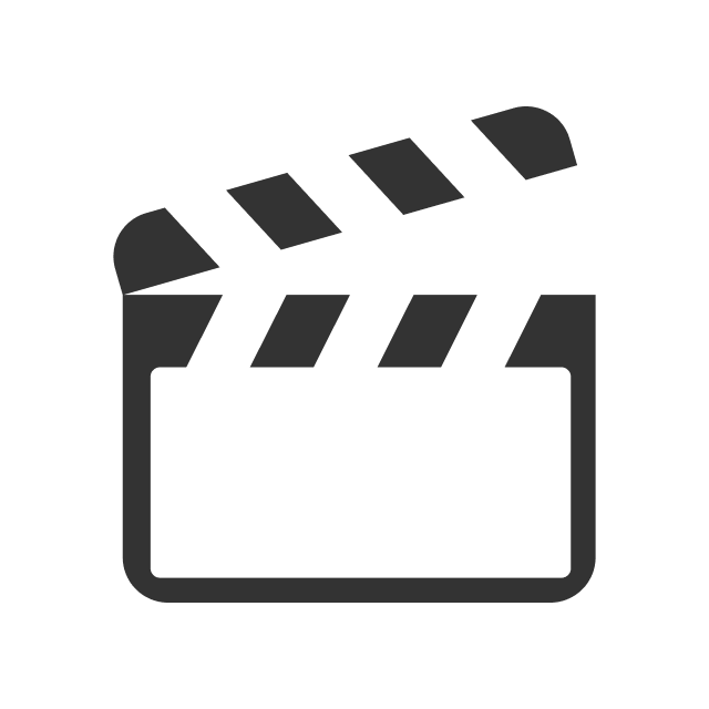 Stilisierte Filmklappe